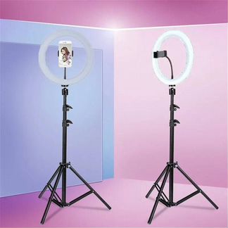 Кольцевая лампа / Световое кольцо со штативом 30см