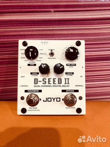 Гитарная педаль Joyo D-seed-II Stereo Delay