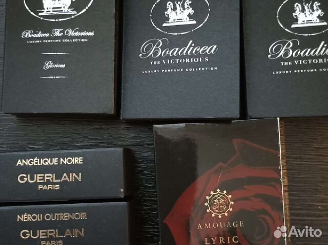 Пробники Boadicea, Guerlain, Serge Lutens