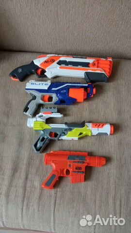 Бластеры Nerf пакетом
