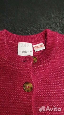 Платье Zara kids 86р и кардиган