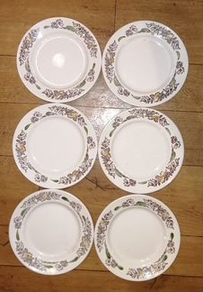 Новые тарелки Зик Конаково. 6 штук СССР