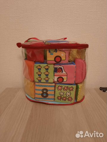 Мягкие кубики развивающие