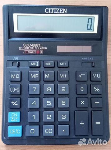 Калькулятор citizen SDC-888 T