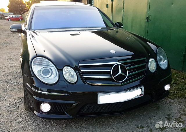 Бампер передний AMG 6.3 Mercedes E-klass W211