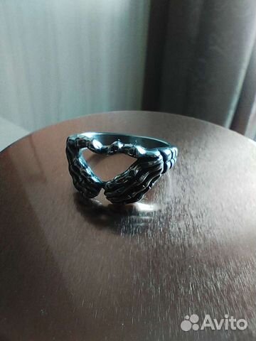 Мужское кольцо 21 размера, кольцо скелет руки
