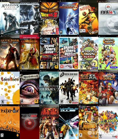 Игры для sony psp