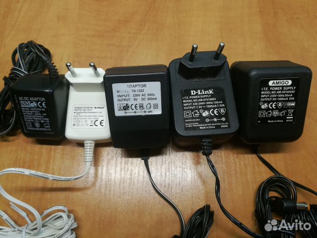 Блоки питания 1.5v 3v, 4.5v, 5v, 6v, 7.5v, 9v