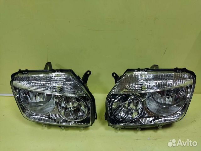 Фара на Renault Duster/хром