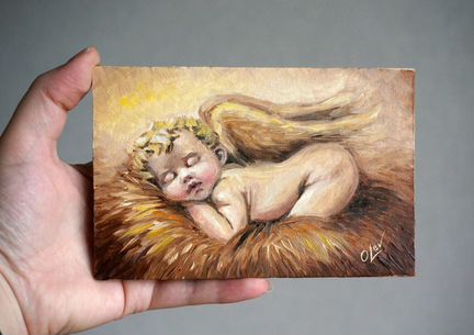 Картина маслом Ангел. Под заказ