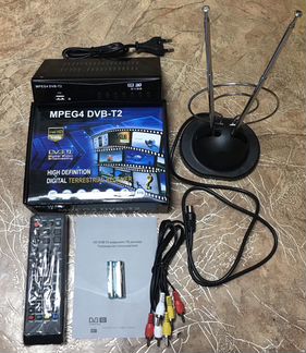 TV приставка и антенна новые