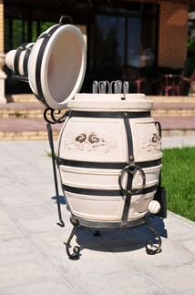 Тандыр Аполлон с откидной крышкой