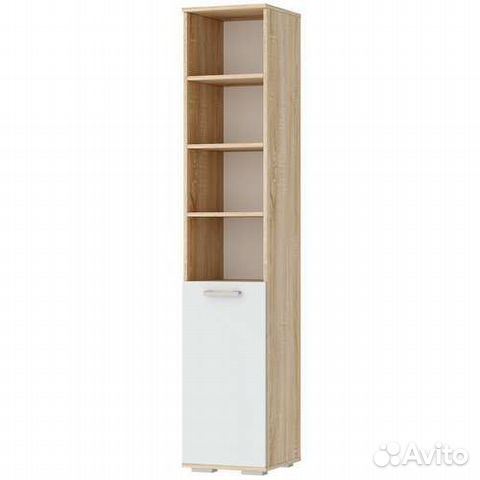 Узкий шкаф пенал для книг