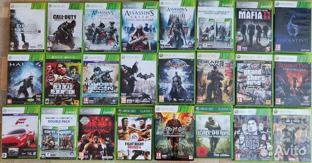 Диски / игры / Xbox 360 / лицензия / кинект