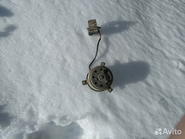 Моторчик вентилятора на Опель астра н