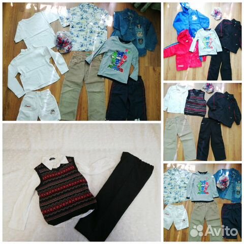 Огромный пакет вещей на мальчика