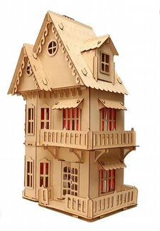 Кукольный домик с мебелью,торг уместен