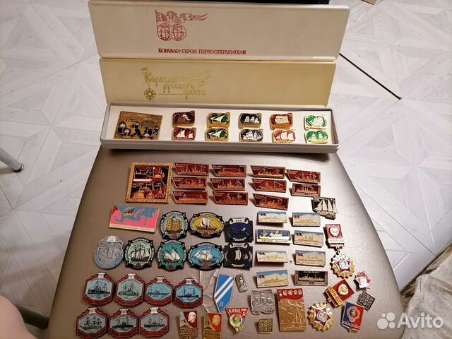 Коллекция знаков Флот Корабли