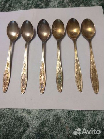 Ложки чайные(6 шт.) мельхиоровые СССР
