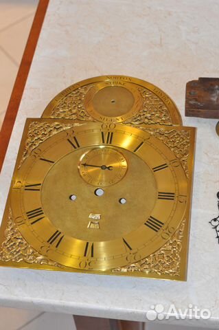 Английский старинный комплект для напольных часов