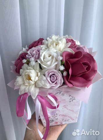 Мыльные розы букеты