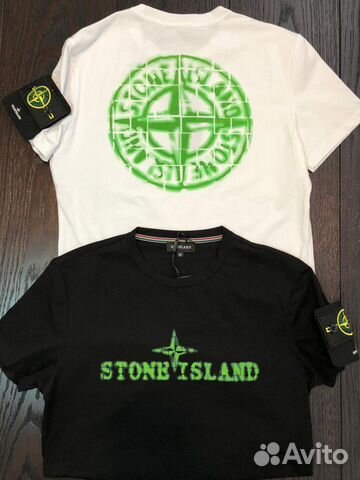 Футболки Off-White Stone island