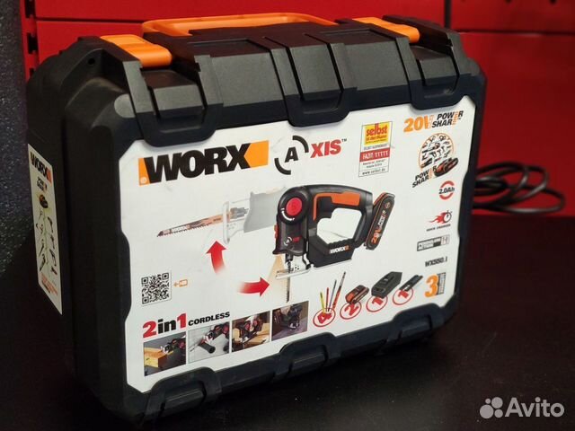 Лобзик аккумуляторный-сабельная пила worx WX550.1