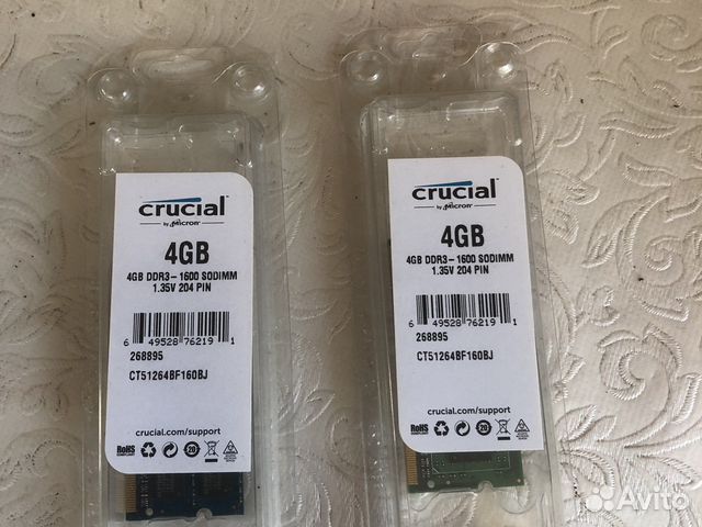 Оперативная память ddr4 мас мини