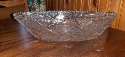 Ваза хрустальная Ладья СССР