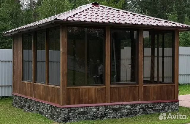 Остекление беседок