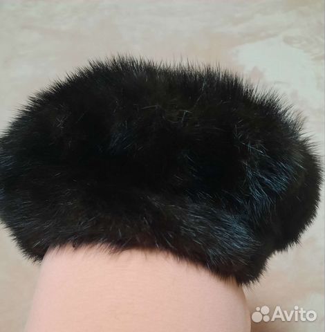 Берет женский норковый