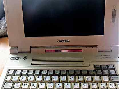 Ретро ноутбук Compaq LTE 5100