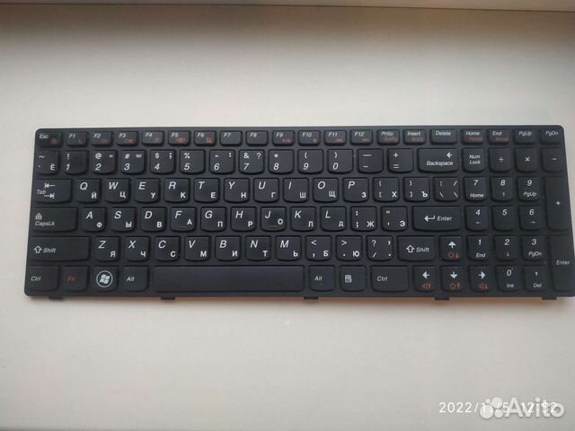 Клавиатура для ноутбука lenovo b570, v575,z570