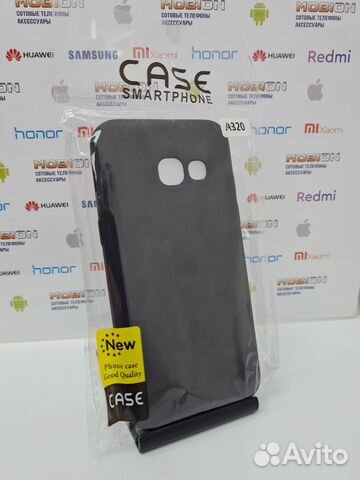 Чехол для Samsung Galaxy A3 (2017) черный