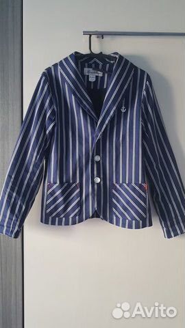 Модный пиджак для мальчика 128-134