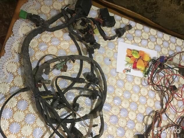 Комплект проводки с мозгами на макси скутер Сузуки