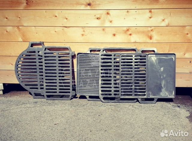 Решетки гриль из чугуна толстые 14мм