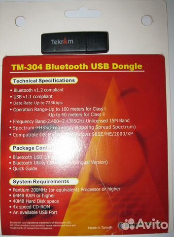 Tekram tm 304 bluetooth как подключиться