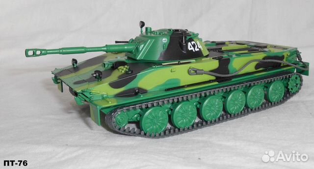 1:43 Наши танки №9 пт-76Б