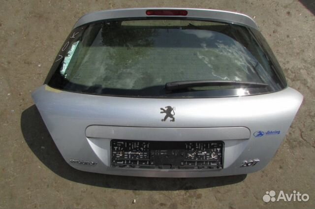 Крышка багажника Peugeot 207
