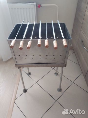 Мангал + коптильня