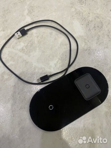 Беспроводная зарядная станция Baseus Smart 2 in 1
