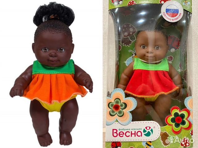 Кукла весна карапуз африканка негритянка новая