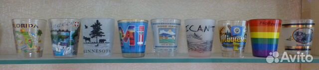 Рюмки стопки из разных стран и городов 1