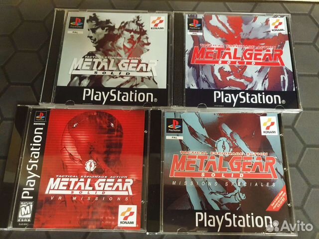 Metal Gear Solid ps1 Playstation пс1
