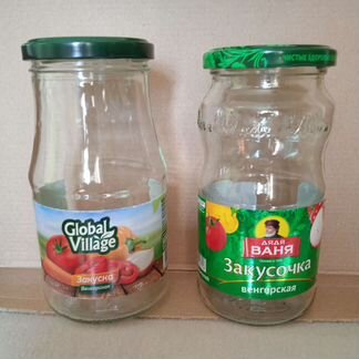 Банки и бутылки стеклянные