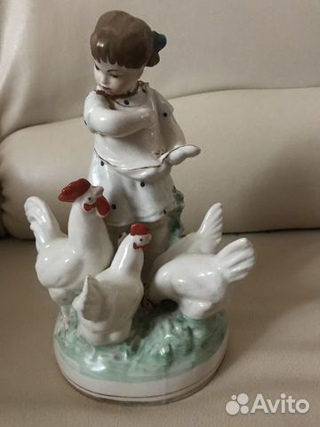 Статуэтки фарфор времён СССР/ огневушка сысерть