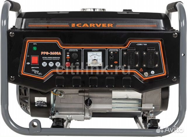 Бензиновый генератор carver PPG-3600A