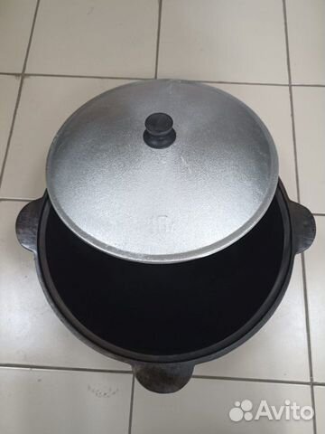 Казан чугунный на 10 литров
