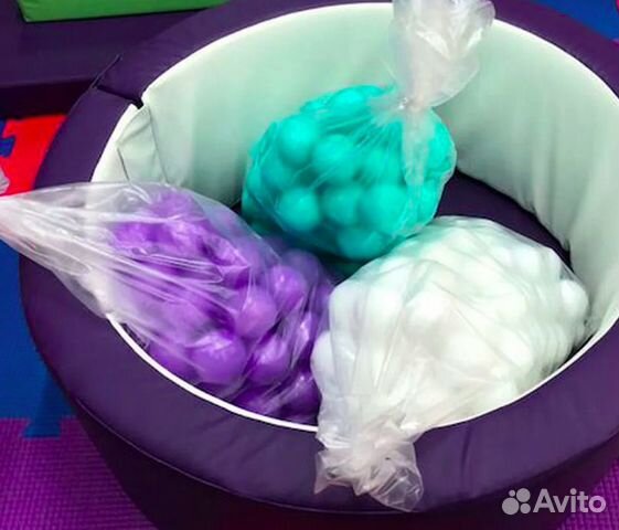 Мячики пластиковые для игр в сухих бассейнах